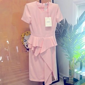 BNWT! Amazing Alexander McQueen Peplum Ruffle Sheath Dress